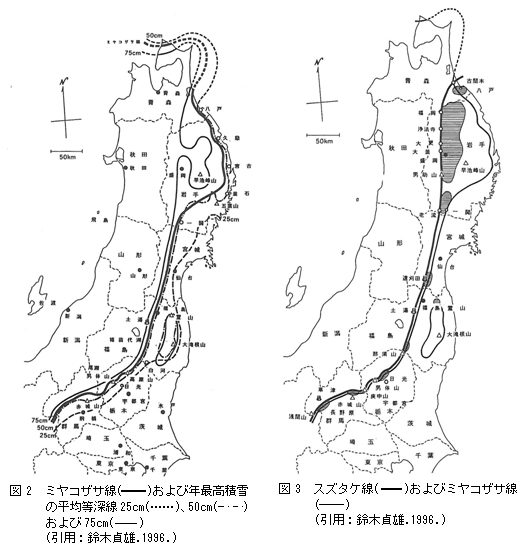 ミヤコザサ線・スズタケ線